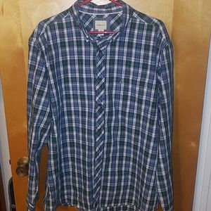 G.H. Bass & Co. Plaid long sleeve shirt XL